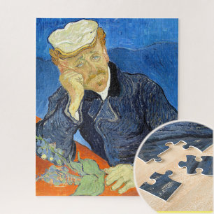 Portrait of Dr. Gachet by Vincent Van Gogh Jigsaw Puzzle