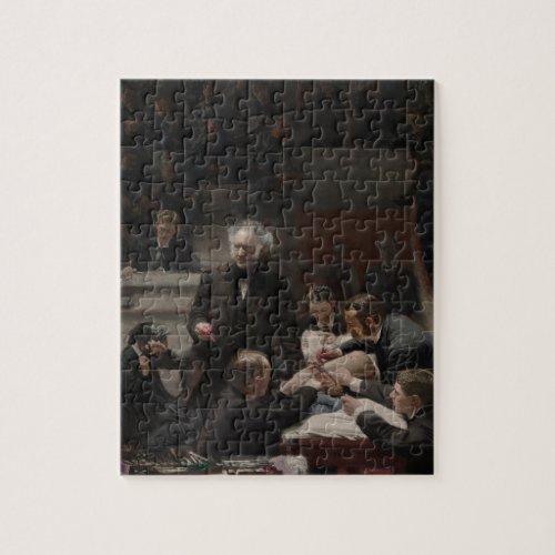 Portrait of Dr Samuel D Gross by Thomas Eakins Jigsaw Puzzle