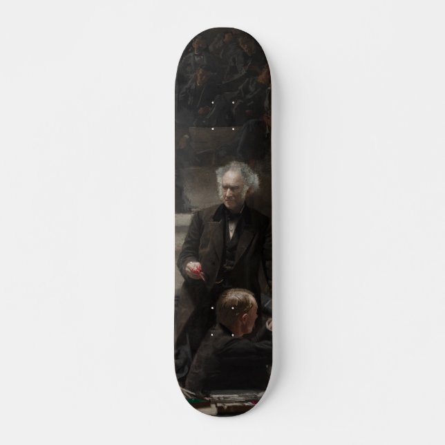 Portrait of Dr. Samuel D. Gross by Thomas Eakins Skateboard Deck (Front)