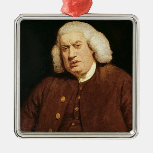 Portrait of Dr Samuel Johnson Metal Ornament