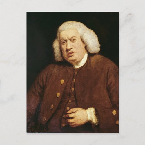 Portrait of Dr Samuel Johnson Postcard