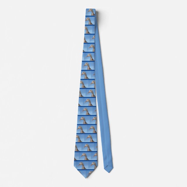 portrait of duck neck tie (Front)