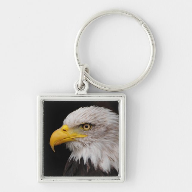 Portrait of eagle keychain (Front)