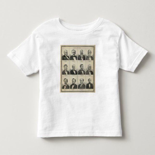 Portrait of Early Settler Morrison, Minnesota Toddler T-shirt (Front)
