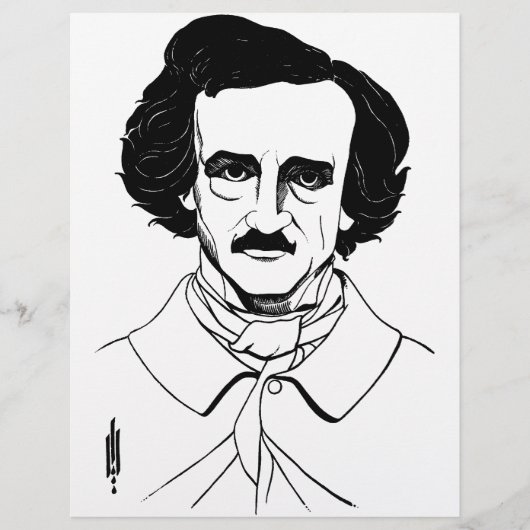 Portrait of Edgar Allan Poe (Front)