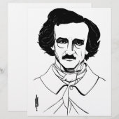 Portrait of Edgar Allan Poe (Front/Back)
