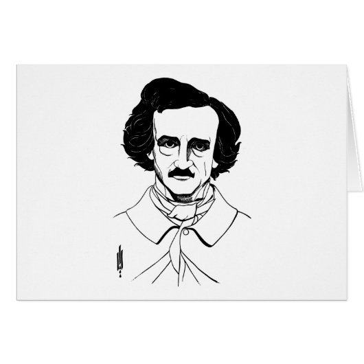 Portrait of Edgar Allan Poe (Front Horizontal)