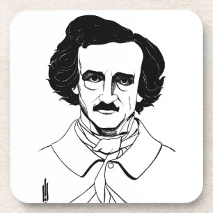 Portrait of Edgar Allan Poe Coaster