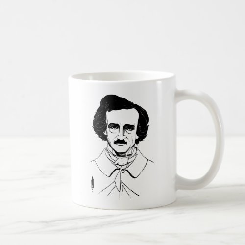 Portrait of Edgar Allan Poe Coffee Mug