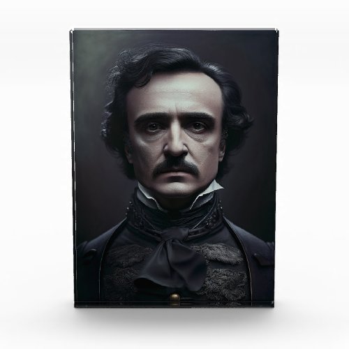 Portrait of Edgar Allan Poe Photo Block