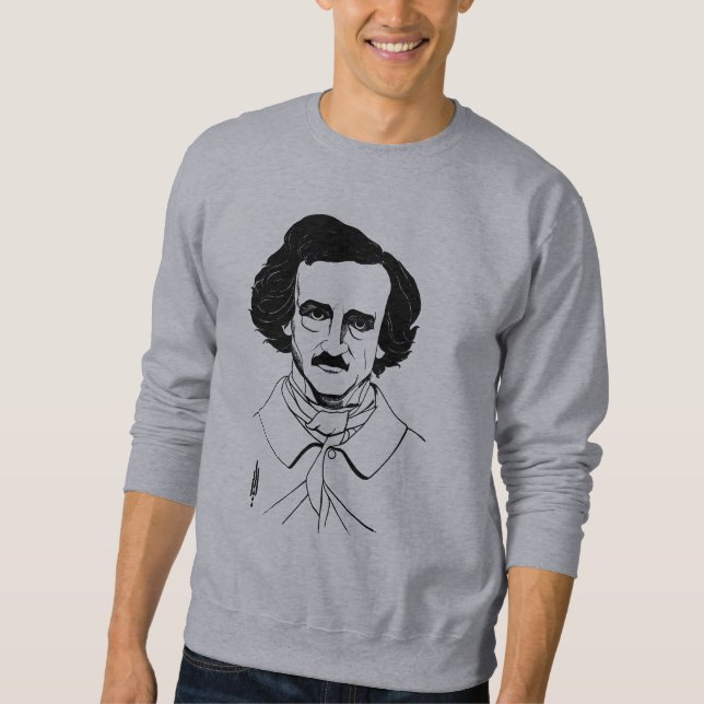 Portrait of Edgar Allan Poe Sweatshirt (Front)