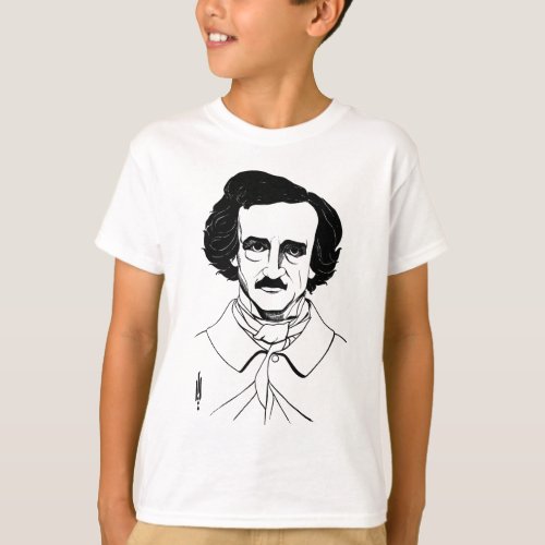 Portrait of Edgar Allan Poe T_Shirt