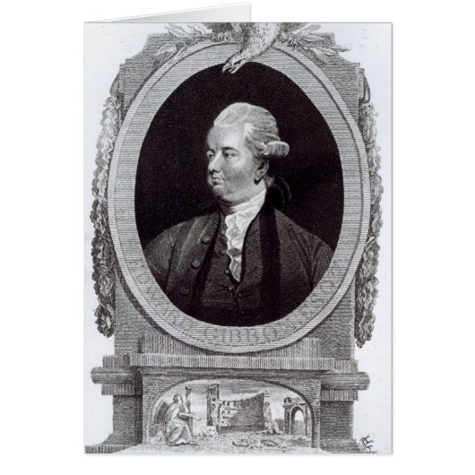 Portrait of Edward Gibbon Cards (Front)