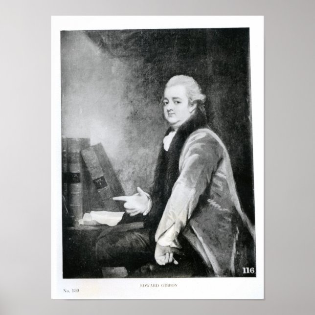Portrait of Edward Gibbon Poster (Front)