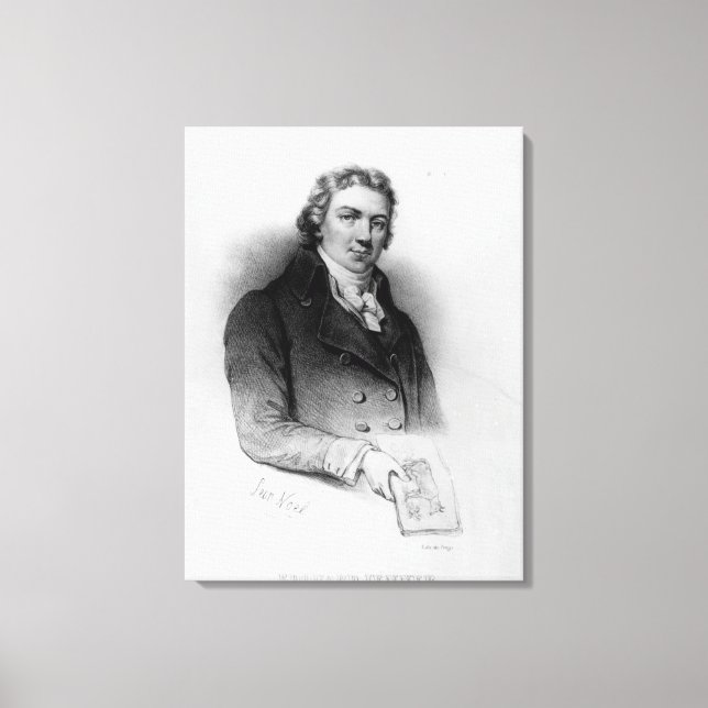 Portrait of Edward Jenner Canvas Print (Front)