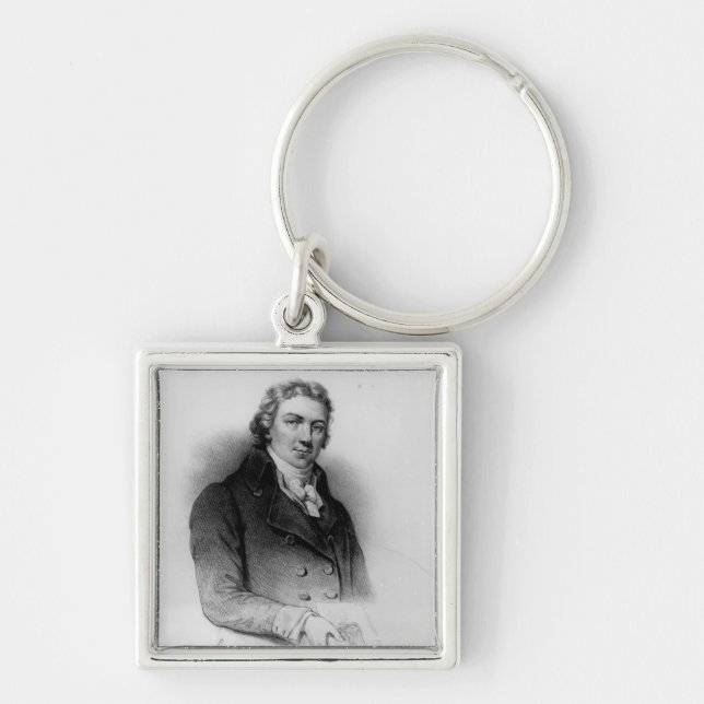 Portrait of Edward Jenner Keychain (Front)