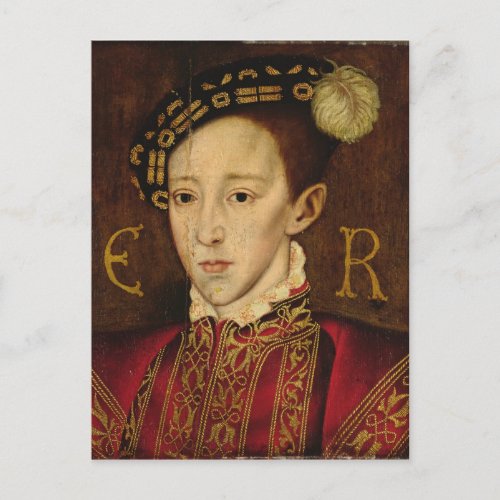 Portrait of Edward VI Postcard