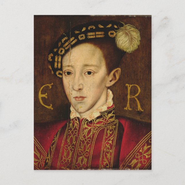 Portrait of Edward VI Postcard (Front)