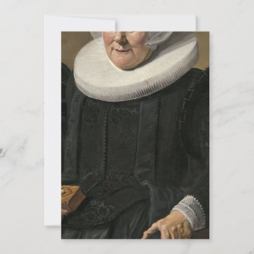 Portrait Of Elderly Oil Painting Lady Frans Hals Invitation