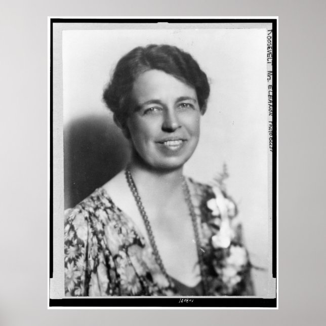 Portrait of Eleanor Roosevelt Poster (Front)