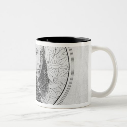 Portrait of Elizabeth Barrett Browning Two_Tone Coffee Mug