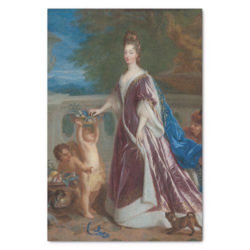 Portrait of Elizabeth_Charlotte de Baviere  Tissue Paper