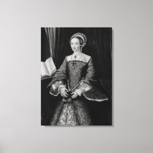 Portrait of Elizabeth I when Princess c.1546 Canvas Print