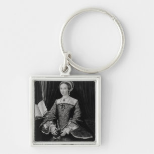 Portrait of Elizabeth I when Princess c.1546 Keychain