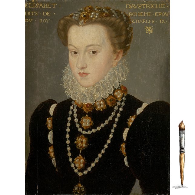 Portrait of Elizabeth of Austria by Imitator  Tissue Paper (Creator Uploaded)