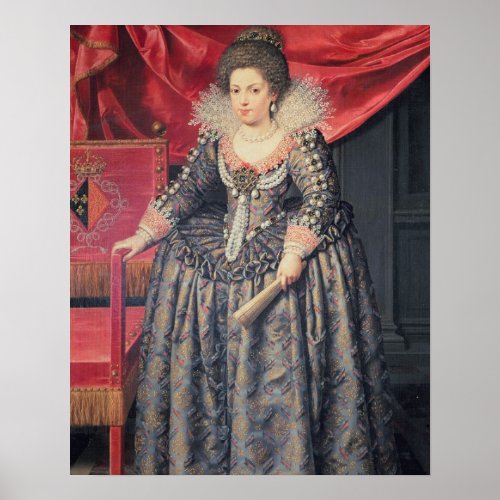 Portrait of Elizabeth of France 1602_44 daughter Poster