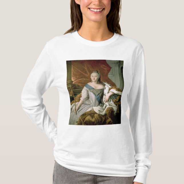 Portrait of Elizabeth Petrovna  Empress T-Shirt (Front)