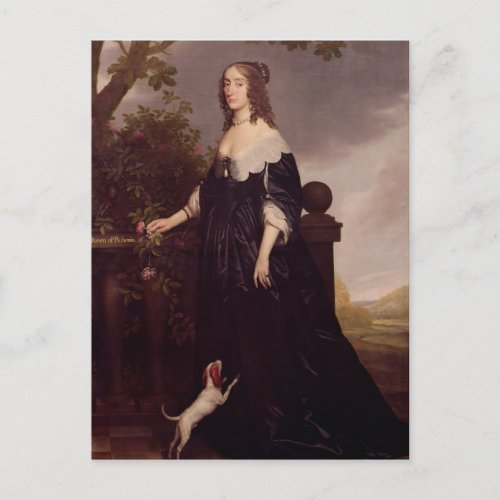 Portrait of Elizabeth Queen of Bohemia Postcard