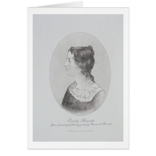 Portrait of Emily Bronte 1818_48 engraved by Wal