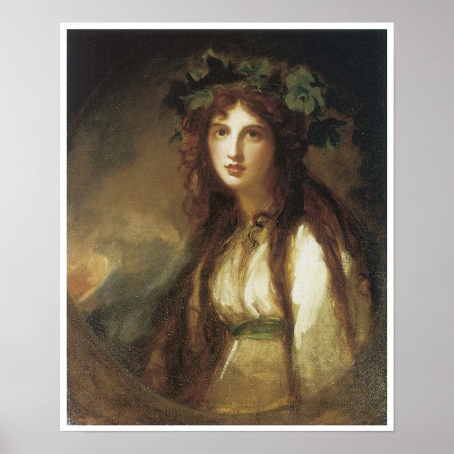 Portrait of Emma, Lady Hamilton, 1786 Poster (Front)