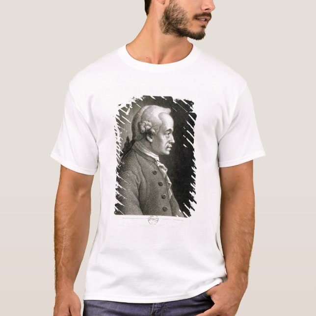 Portrait of Emmanuel Kant , German philosopher T-Shirt (Front)