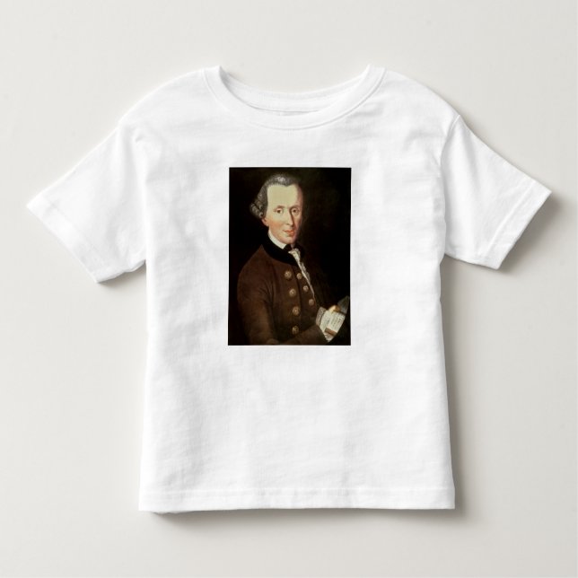 Portrait of Emmanuel Kant Toddler T-shirt (Front)