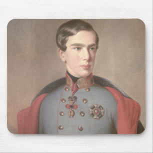 Portrait of Emperor Franz Joseph of Austria Mouse Pad