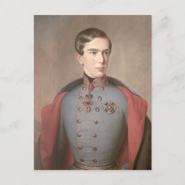 Portrait of Emperor Franz Joseph of Austria Postcard (Front)
