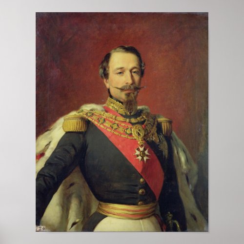 Portrait of Emperor Louis Napoleon III Poster