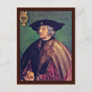 Portrait Of Emperor Maximilian I By Albrecht Dürer Postcard
