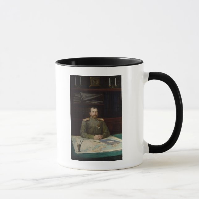 Portrait of Emperor Nicholas II, 1914 Mug (Right)