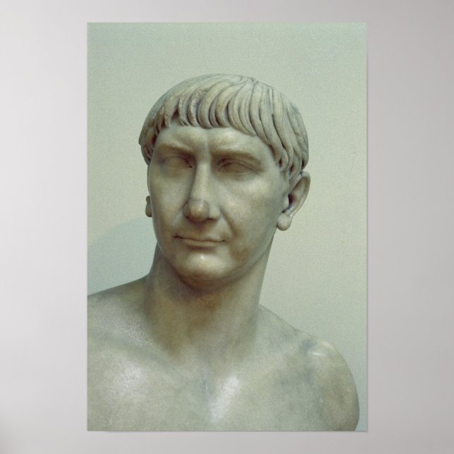 Portrait of Emperor Trajan Poster (Front)