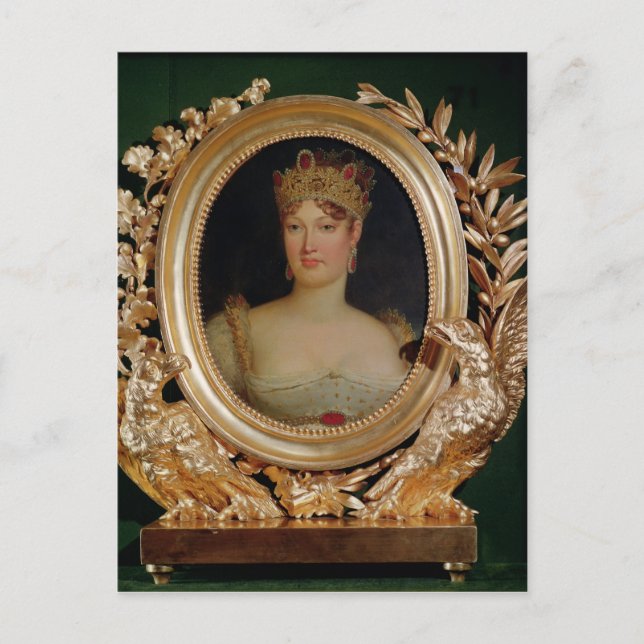 Portrait of Empress Marie-Louise  of Austria Postcard (Front)