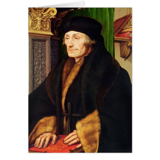 Portrait of Erasmus, 1523 Cards (Front)