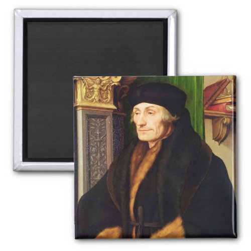 Portrait of Erasmus 1523 Magnet