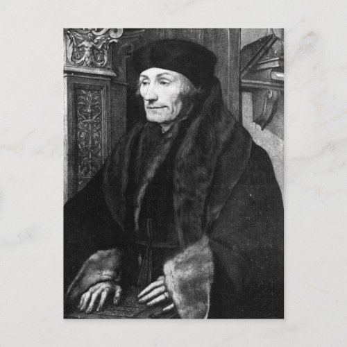 Portrait of Erasmus Postcard