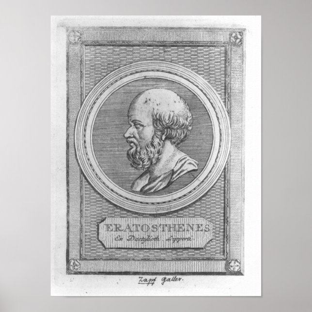 Portrait of Eratosthenes Poster (Front)