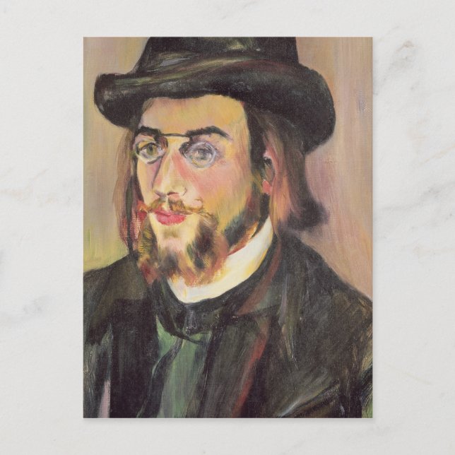 Portrait of Erik Satie  c.1892 Postcard (Front)