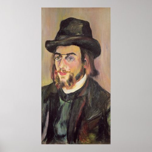 Portrait of Erik Satie  c1892 Poster