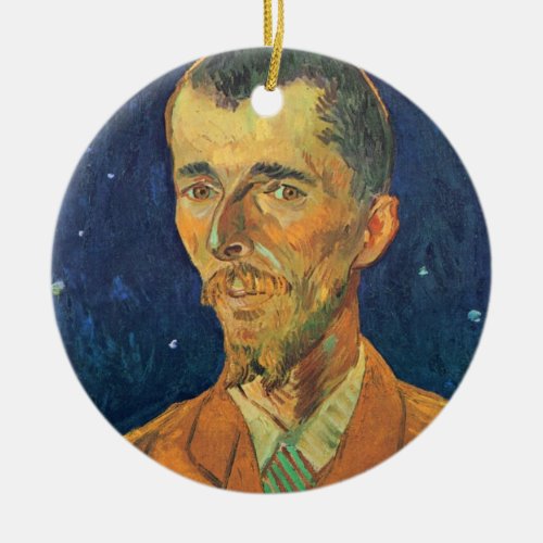 Portrait of Eugene Boch by Vincent van Gogh Ceramic Ornament